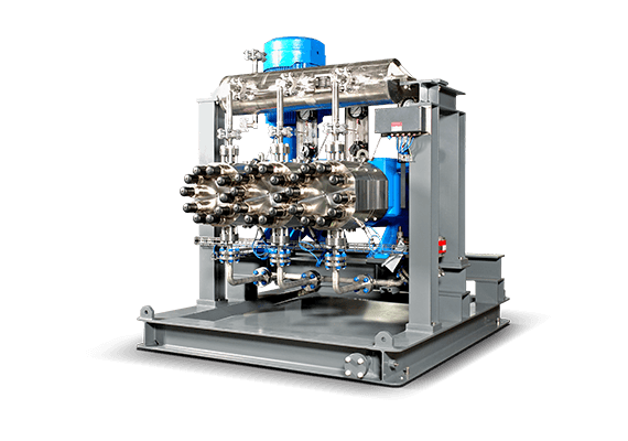 LEWA process pump for the petrochemicals industry