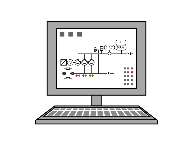 Production of plastics -control module