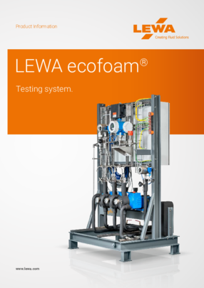 LEWA ecofoam testing system - the metering system for blowing agents in extrusion processes. (EN)