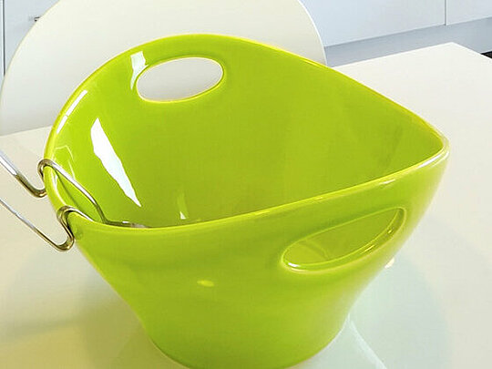 Melamine production