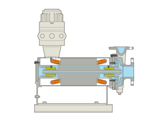 NIKKISO pump head V- circulation boost basic