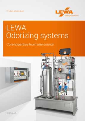 LEWA Odorizing systems for natural gas, biogas and liquefied petroleum gas. (EN)