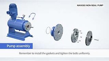 NIKKISO Canned Motor Pump Disassembling and Reassembling (T Type)