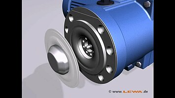 LEWA ecoflow - mounting of diaphragm